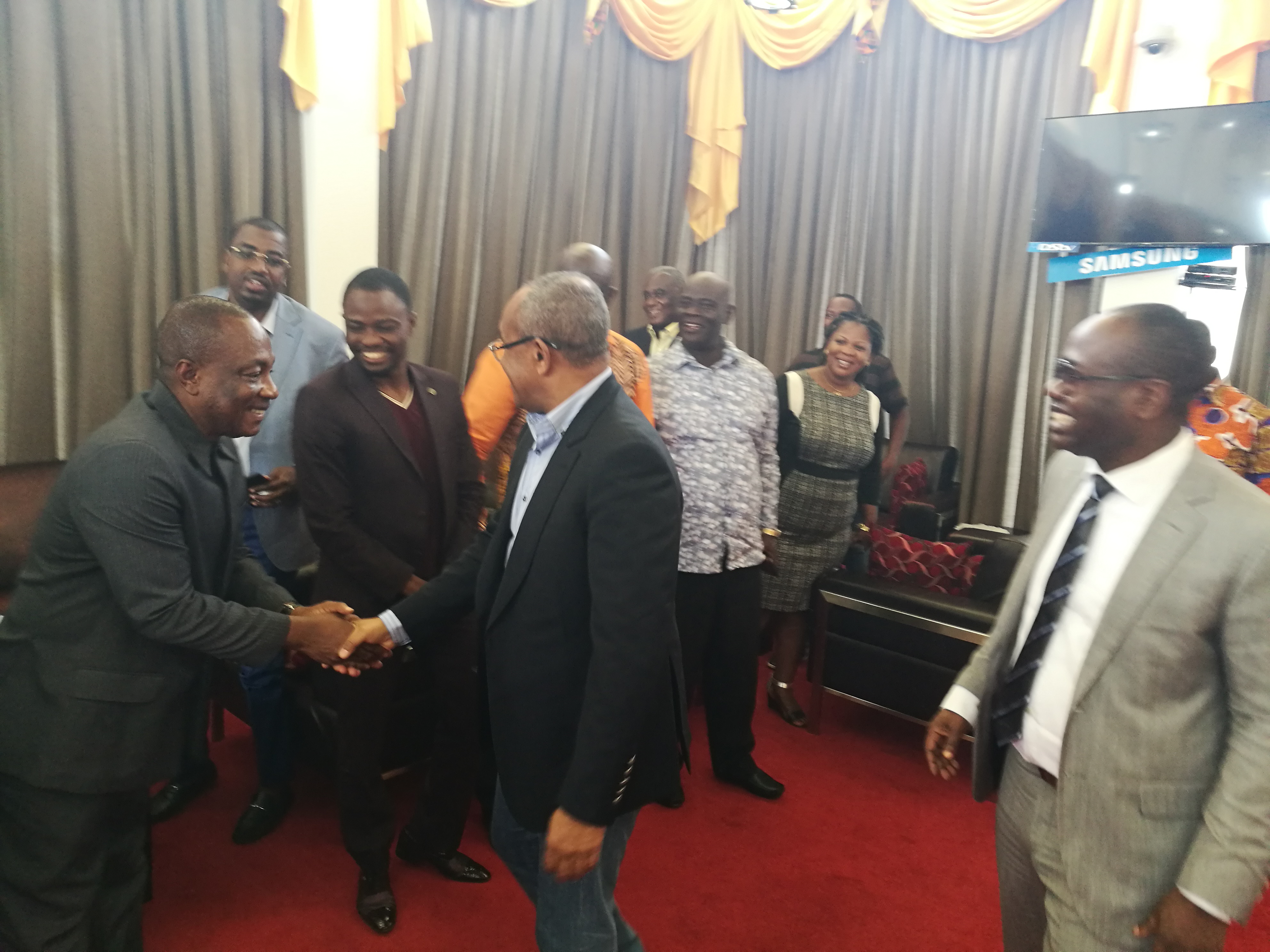 CAF President Ahmad arrives in Ghana ahead university award