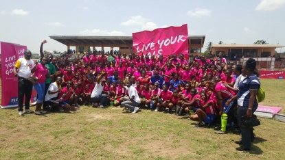 GFA organises FIFA "Live Your Goals" football Clinic in Ho