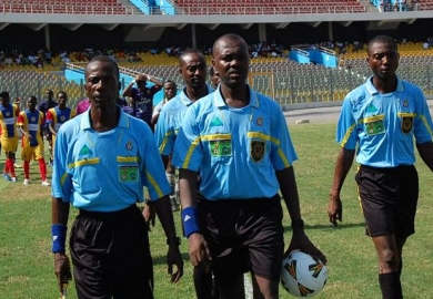 Match officials for Sunday matches