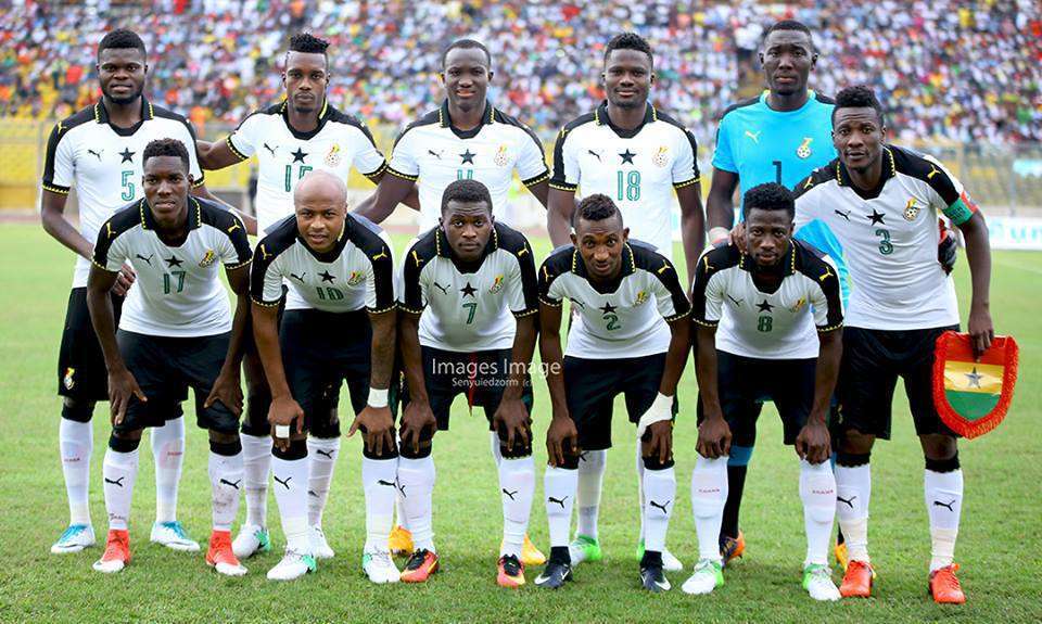 Ghana ranked 52nd on latest FIFA ranking