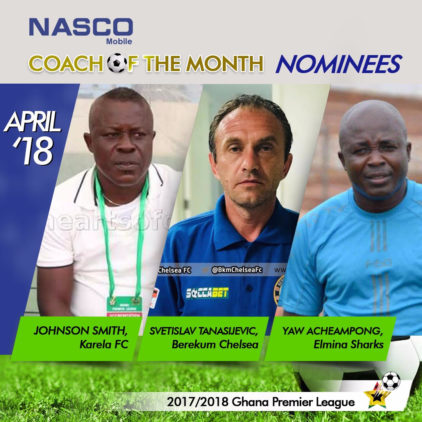 PLB REVEALS NASCO COACH AND PLAYER OF THE MONTH NOMINEES FOR APRIL
