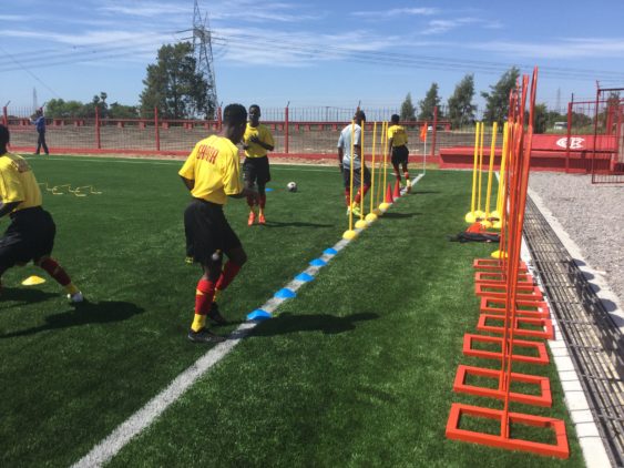 Black Maidens hold first training session in Uruguay
