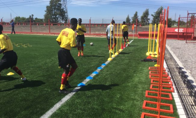 Black Maidens hold first training session in Uruguay