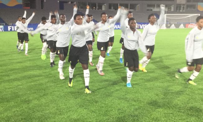 Black Maidens hold Official training session at Estadio Churrua