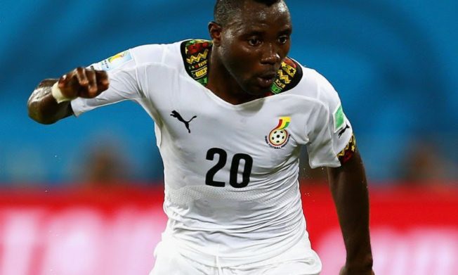 Crocked Kwadwo Asamoah ruled out of Ethiopia game