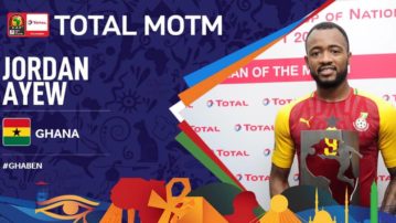 Jordan Ayew wins best player award as Benin hold Ghana in AFCON opener