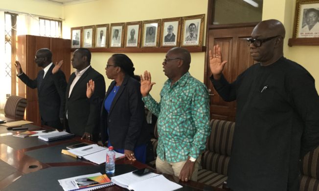 Vetting Committee for 2019 GFA Elections inaugurated