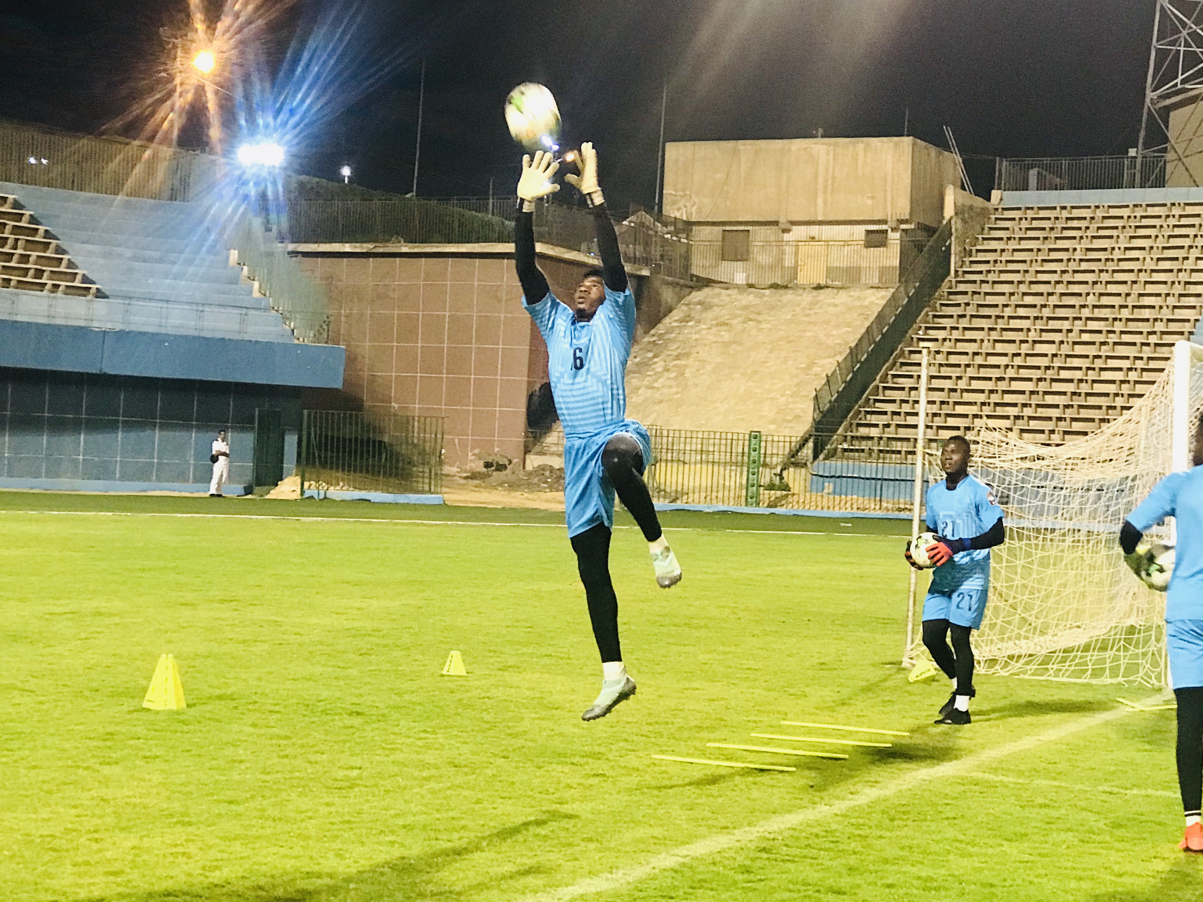 U23 AFCON-Black Meteors hold first training session in Cairo