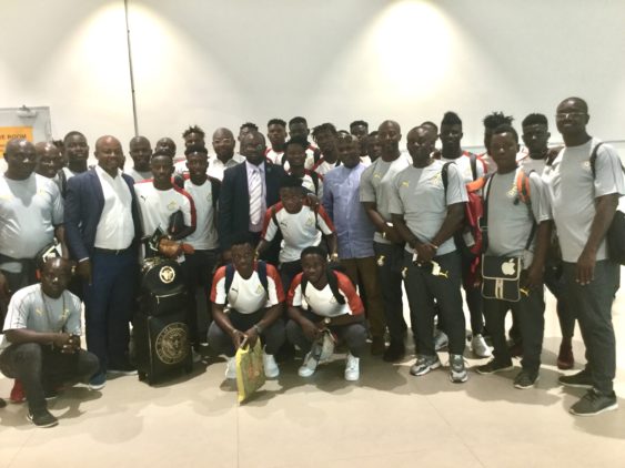 GFA President, Council Members see off Black Meteors