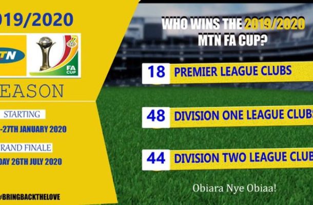 MTN FA Cup Round of 64 live draw to be held today - Ghana Football ...