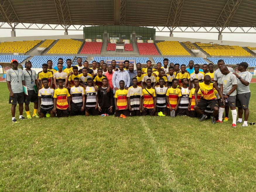 Black Starlets Management Committee visit team’s camp in Cape Coast