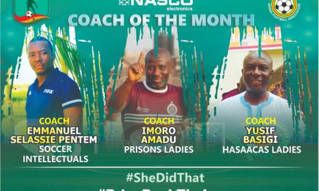 WPL: Nominations for NASCO Coach of the Month
