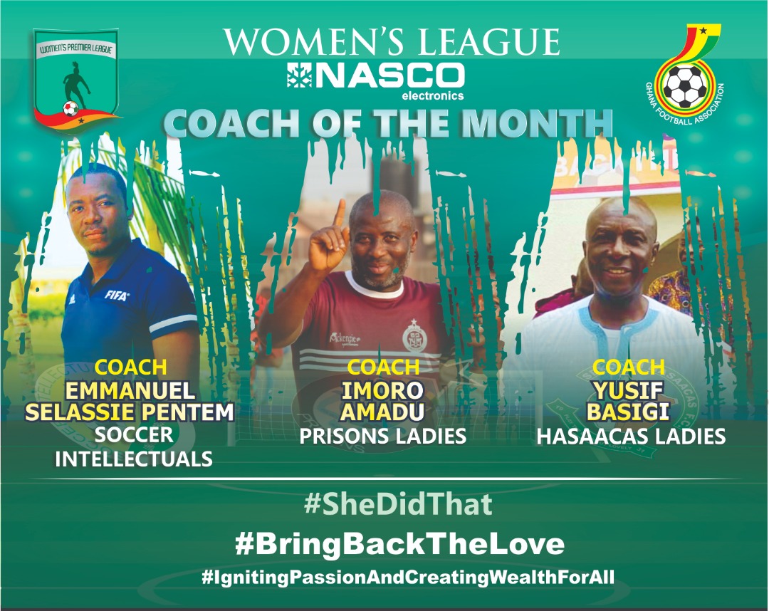 WPL: Nominations for NASCO Coach of the Month