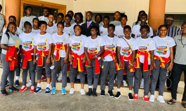 Black Maidens arrive in Ghana after defeating Liberia