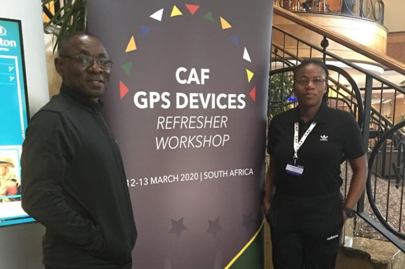 Duncan, Fugah in South Africa for CAF Workshop