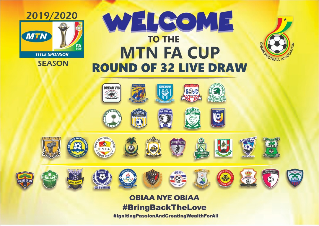 MTN FA Cup Round of 32: Hearts of Oak to square off with Okwawu United