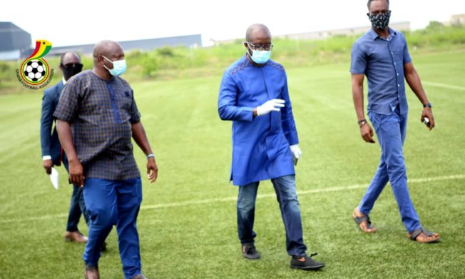 COVID-19 Isolation Centre: GFA President tours Ghanaman facility