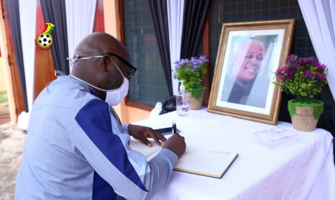 GFA delegation calls on family of late Ampem Darko