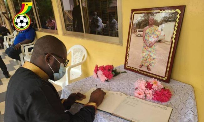 GFA delegation calls on family of late Opoku Afriyie