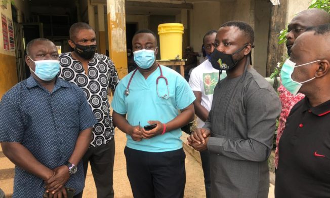 GFA delegation visits Offinso accident victims at KATH