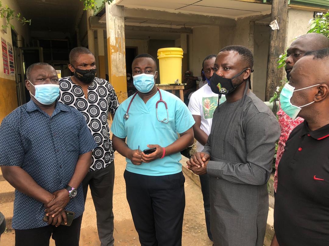 GFA delegation visits Offinso accident victims at KATH
