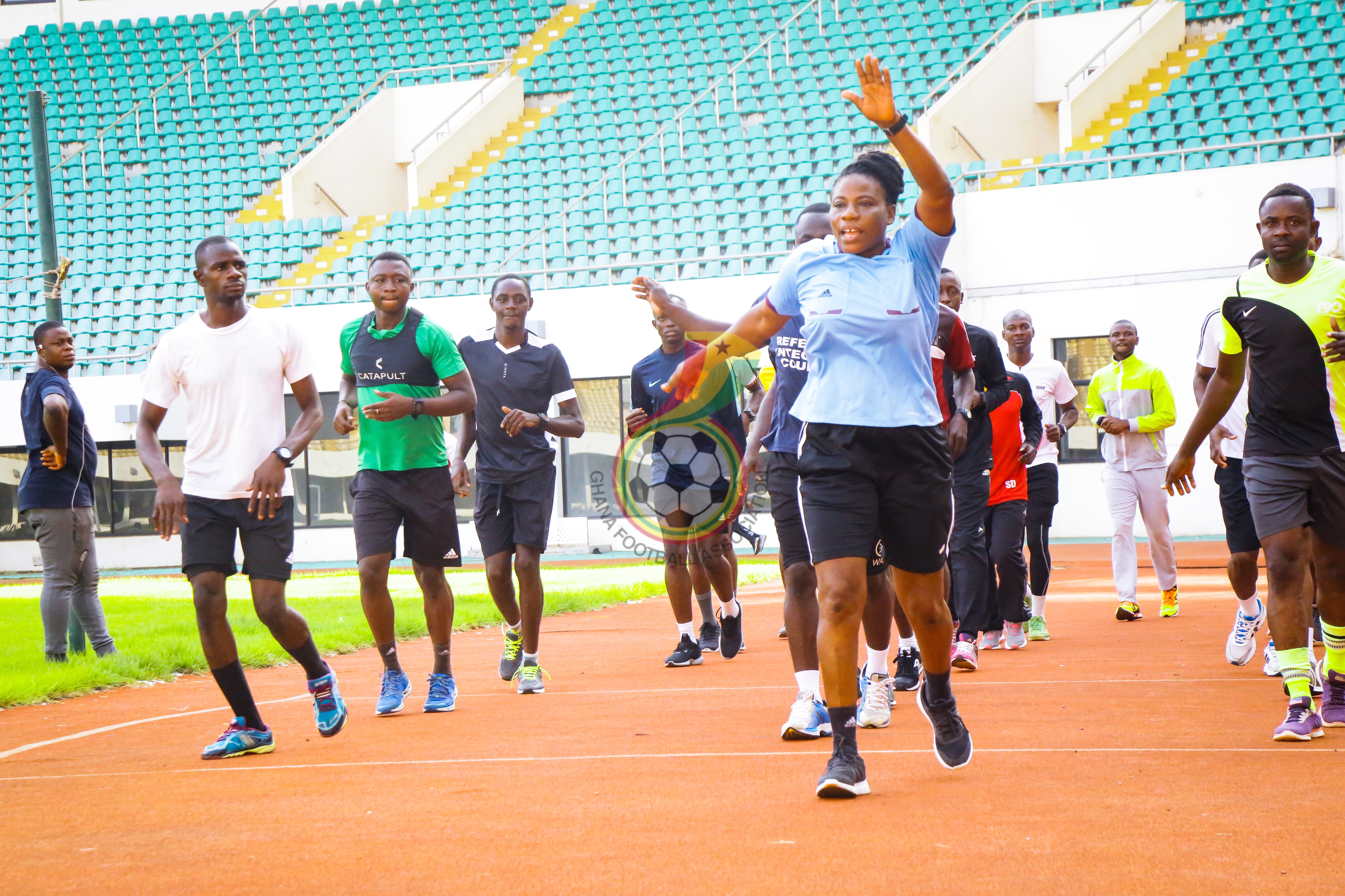 Pictures: Referees in Northern Sector undergoing fitness tests