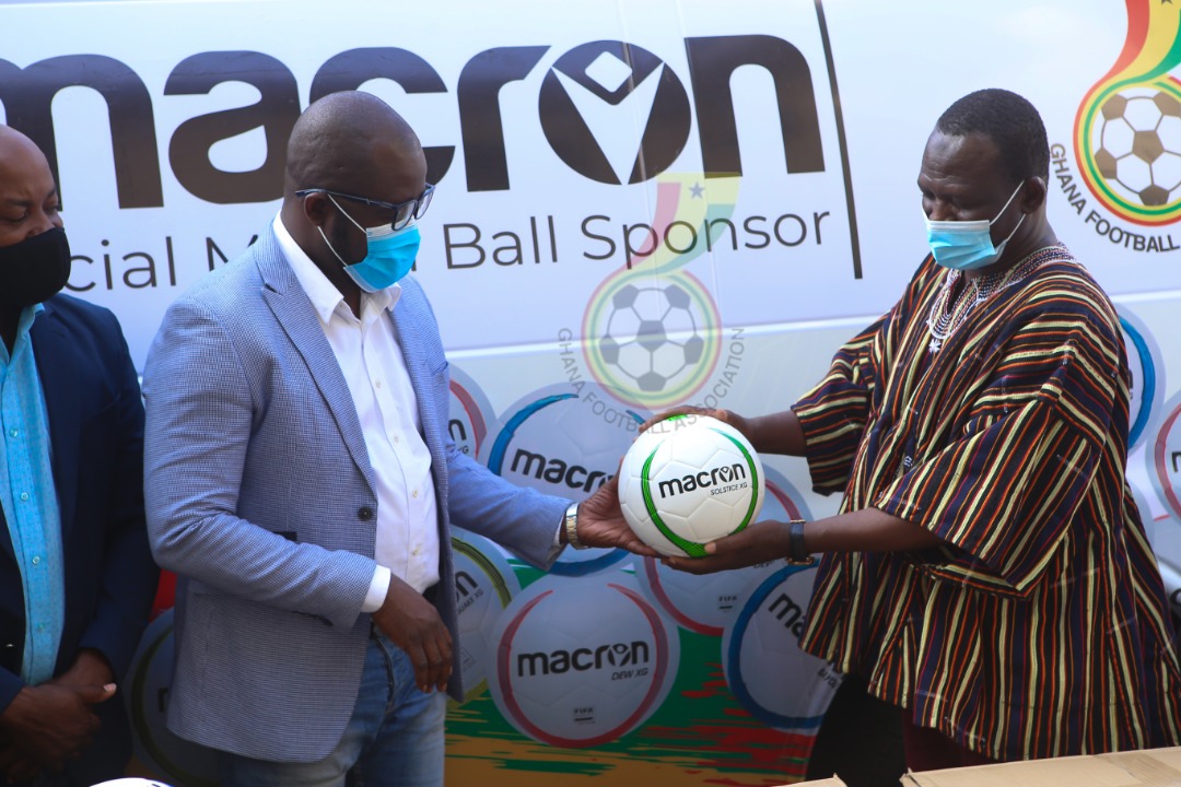 GFA takes delivery of Macron footballs and bibs ahead of new season