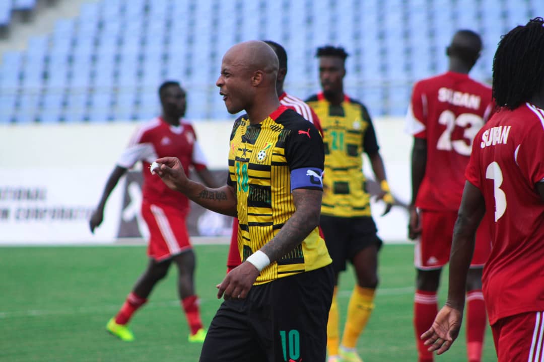 Andre Ayew ruled out of Sudan trip