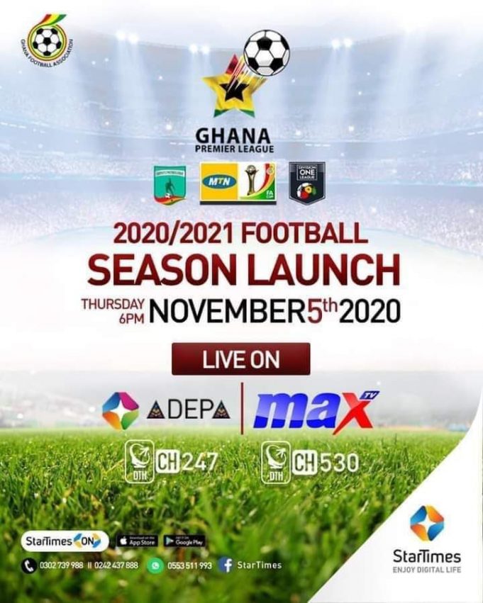 GFA to launch 2020/2021 season Thursday