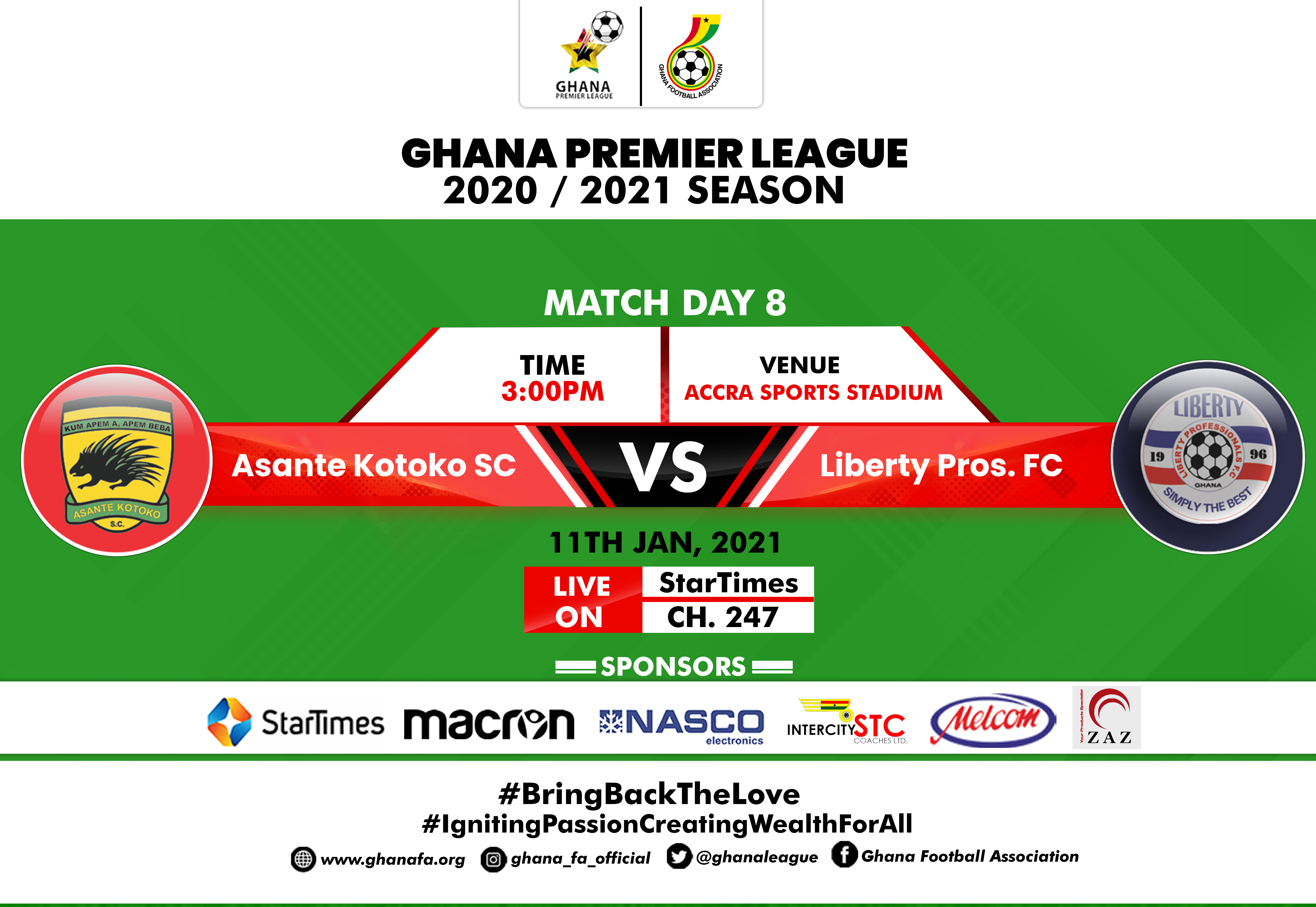 Asante Kotoko back home to face Liberty professionals Monday - Preview