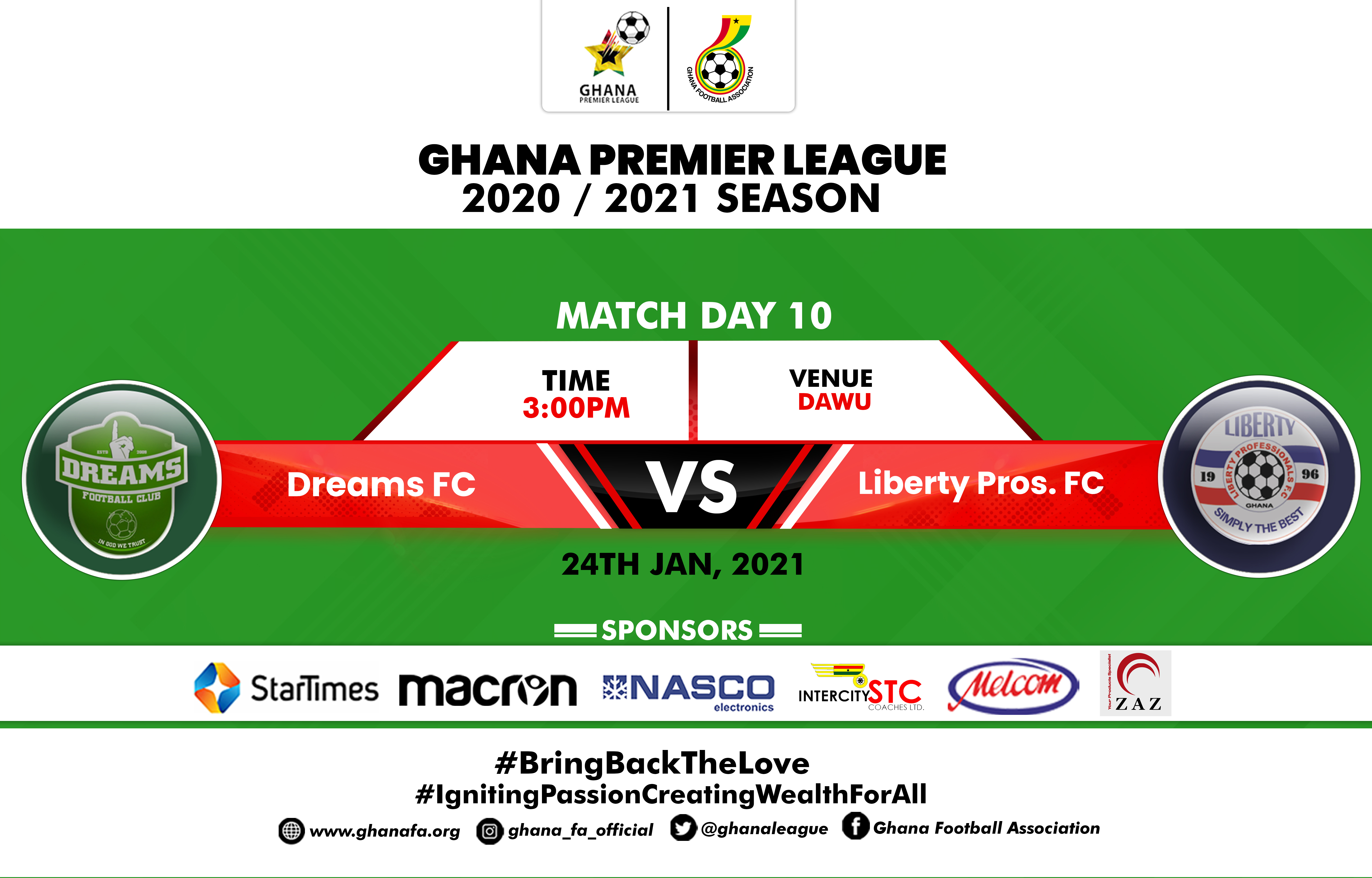 Dreams FC and Liberty Professionals lock horns at theatre of Dreams - Preview