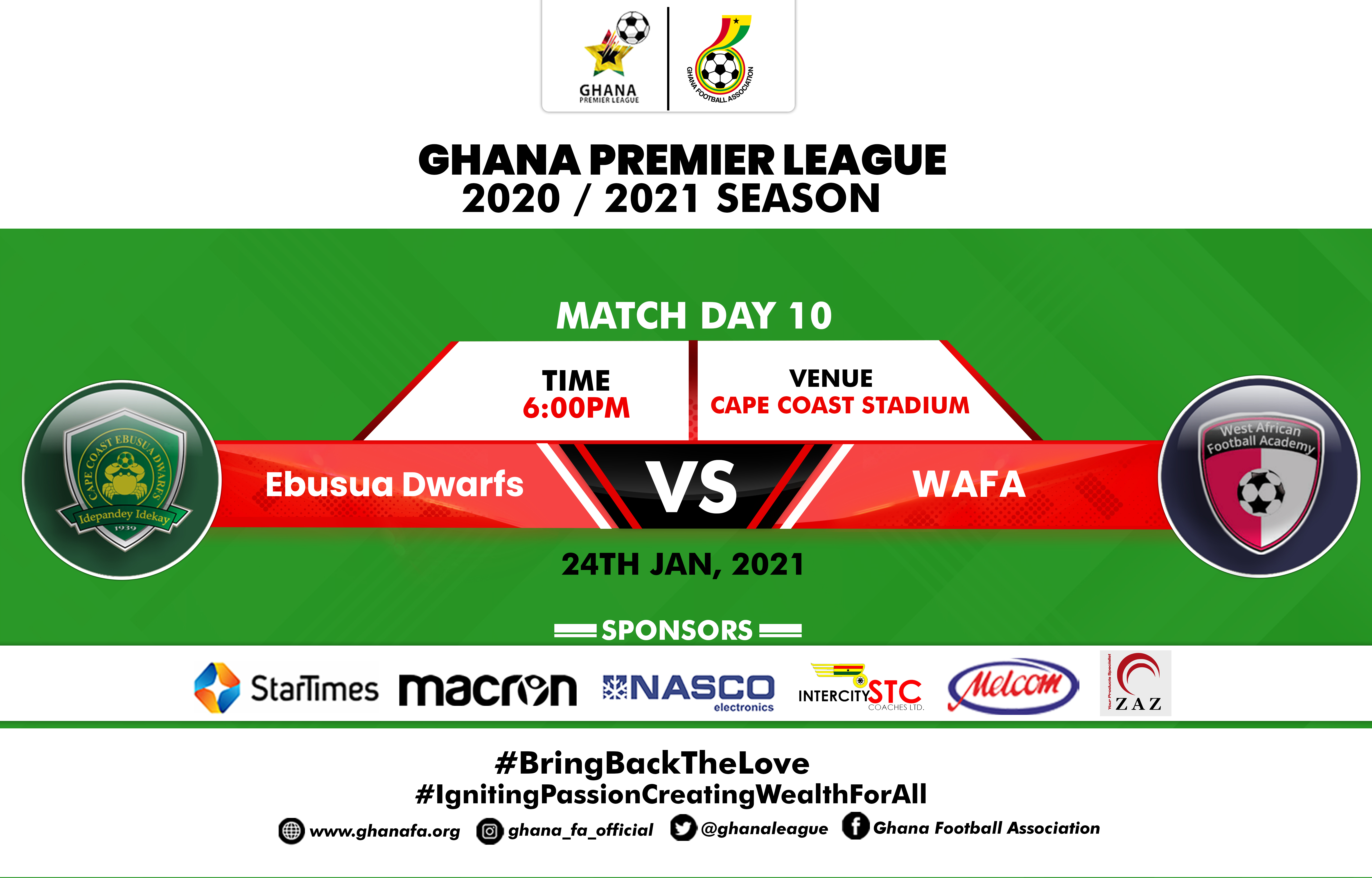 Academy Boys storm Cape Coast to lock horns with crabs: Ebusua Dwarfs vs WAFA - Preview