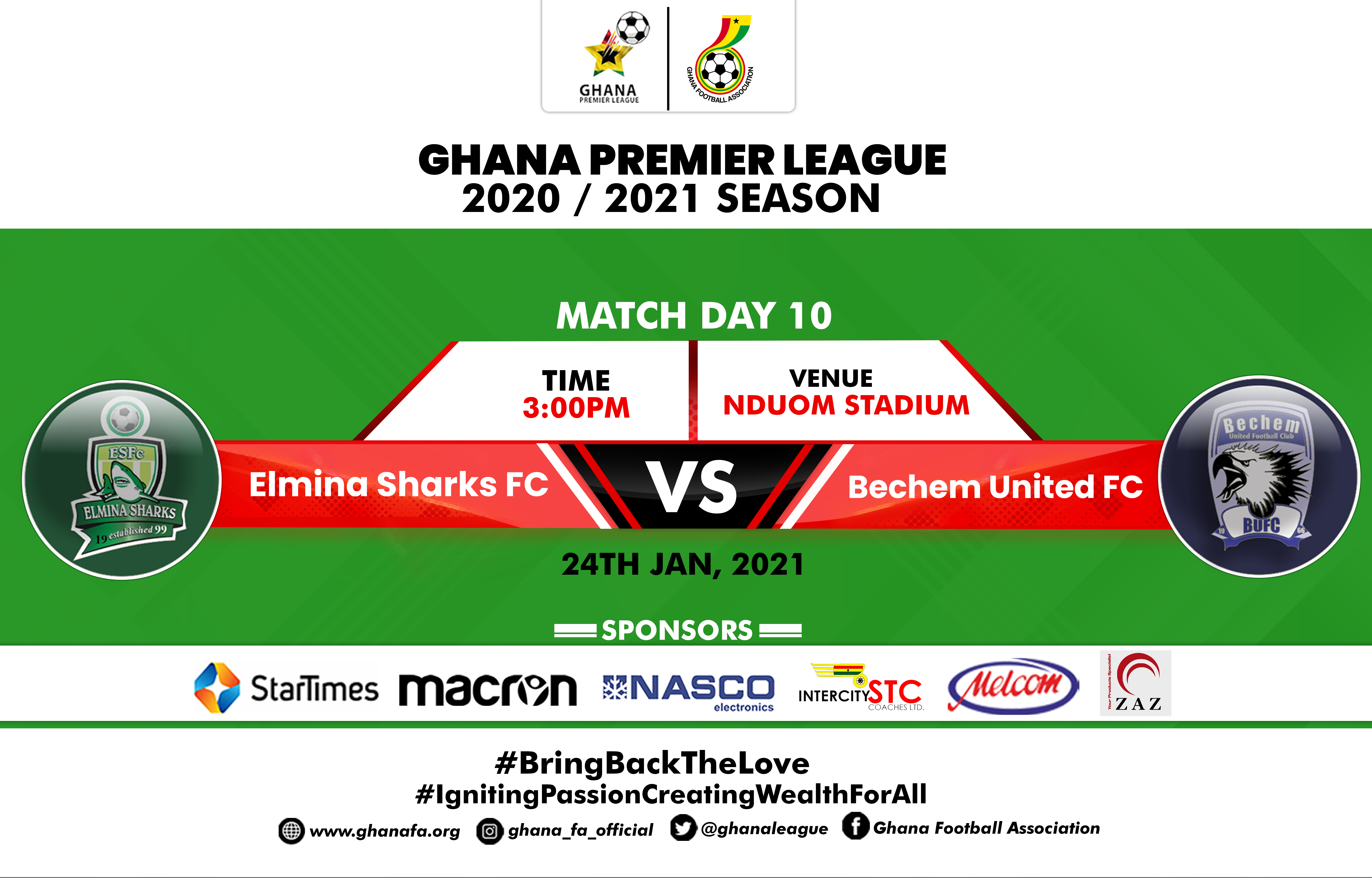 Elmina Sharks entertain Bechem United on Sunday – Preview
