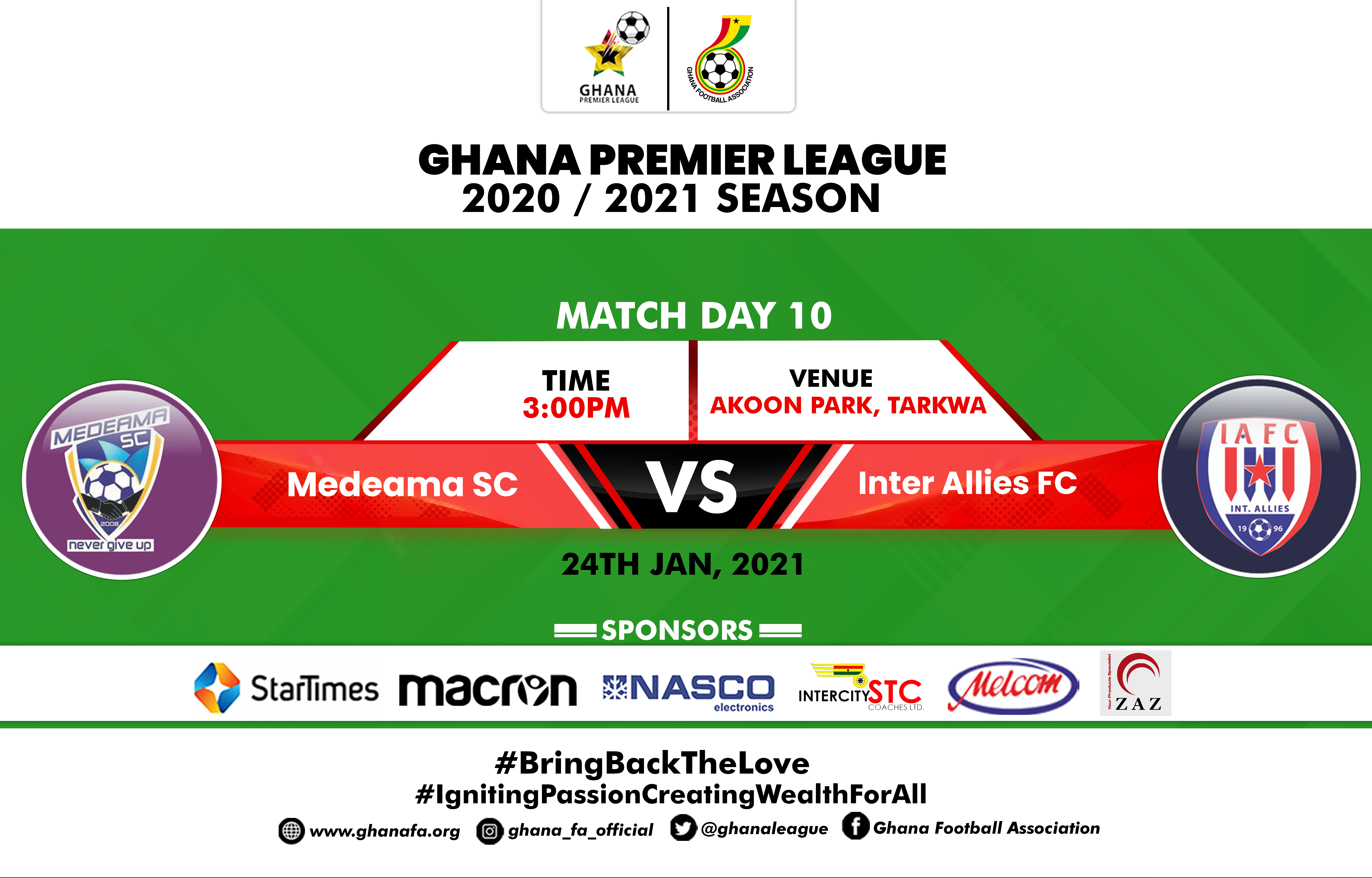 Lowly placed Inter Allies trek to Tarkwa to face rapacious Medeama SC - Preview
