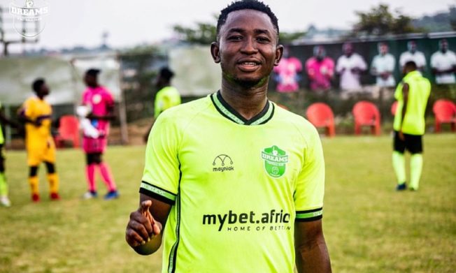 Boah climbs off bench to score brace in Dreams FC win against Ebusua Dwarfs  