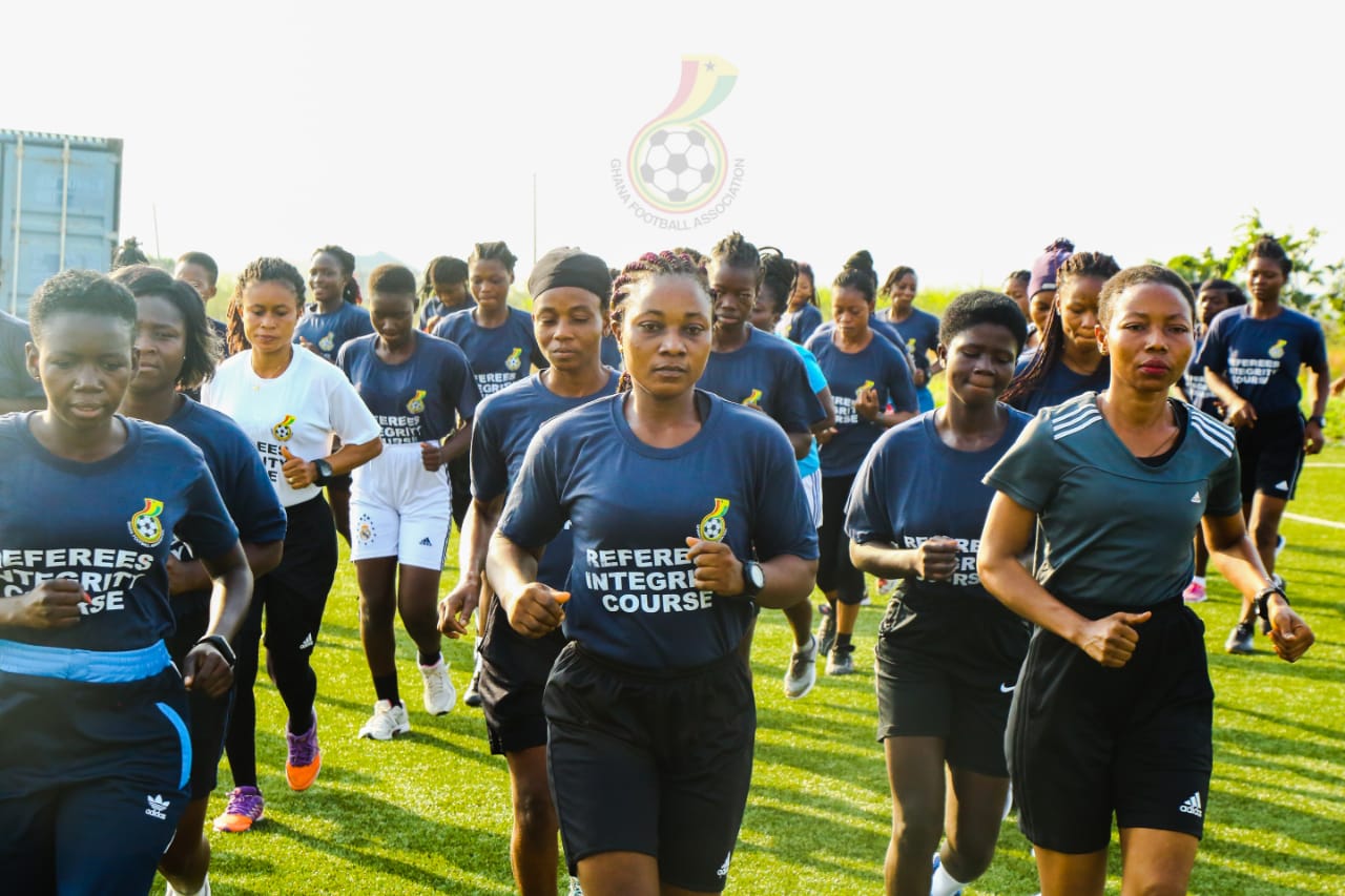 Seventy-Three Women’s Premier League referees and assistant referees train ahead of new season