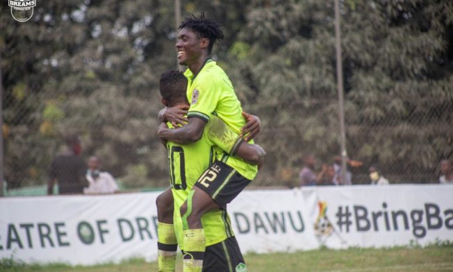 Ibrahim and Fahadu score for Dreams FC in WAFA win