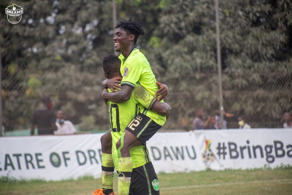 Ibrahim and Fahadu score for Dreams FC in WAFA win