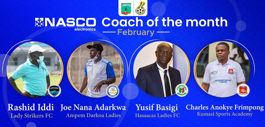 WPL Coach of the month for February nominees