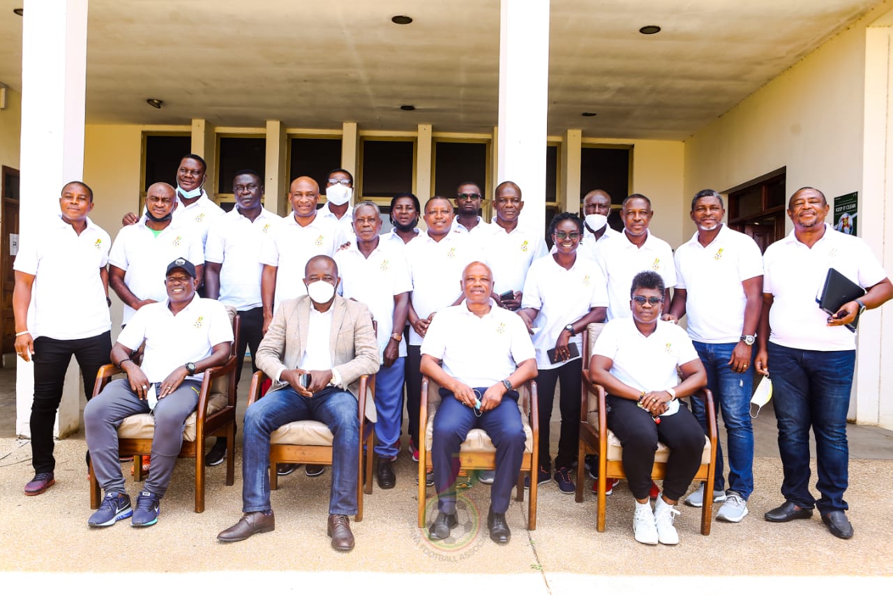 Pictures: GFA President Simeon-Okraku joins coaches to wind up instructors’ seminar at Prampram