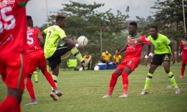 Late Abednego header gives Dreams FC slim win against Karela United