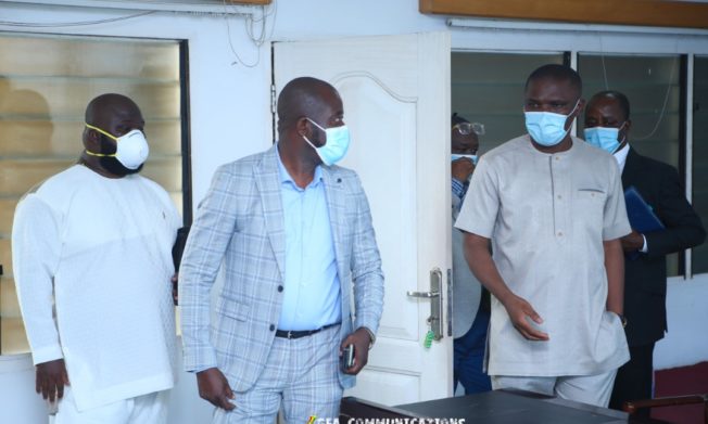 Youth and Sports Minister, GFA President attend COVID-19 Task Force meeting