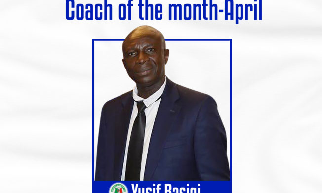 Yussif Basigi wins Nasco Coach of the month for April