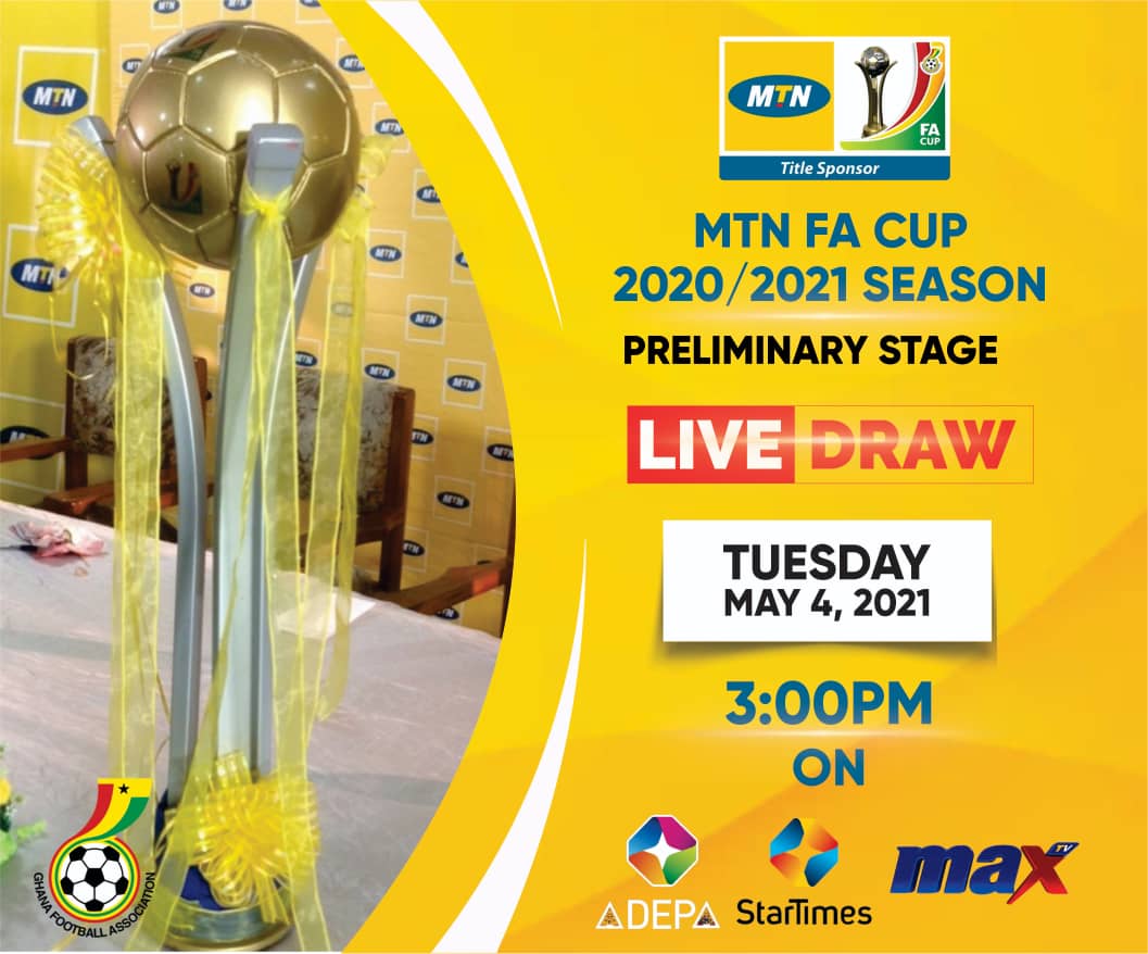 Max TV to host MTN FA Cup preliminary round draw on Tuesday