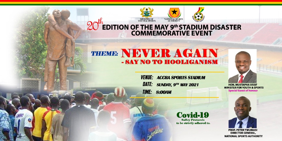 Clubs to observe minute's silence in honour May 9 Stadium disaster victims