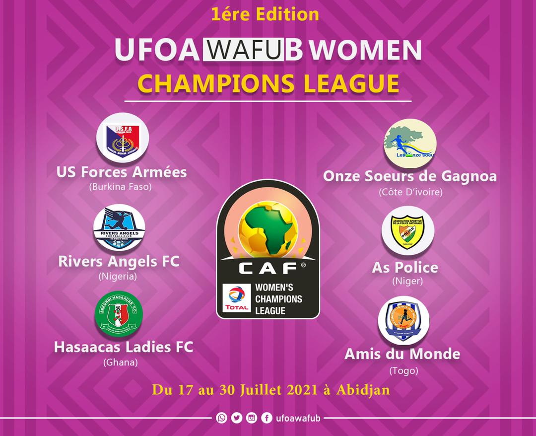 caf women's champions league fixtures 2021