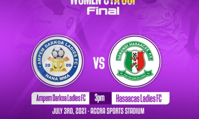 Ampem Darkoa face Hasaacas Ladies in Women’s FA Cup final Saturday