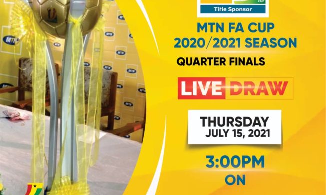 MTN FA Cup Quarterfinals draw to be staged on Thursday