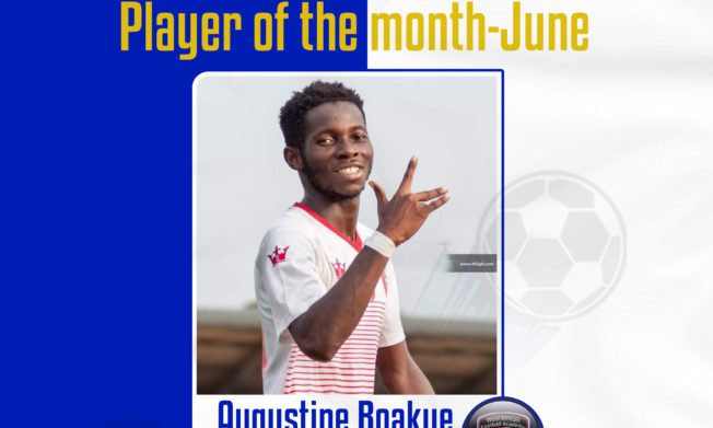 Augustine Boakye wins NASCO GPL Player of Month for June