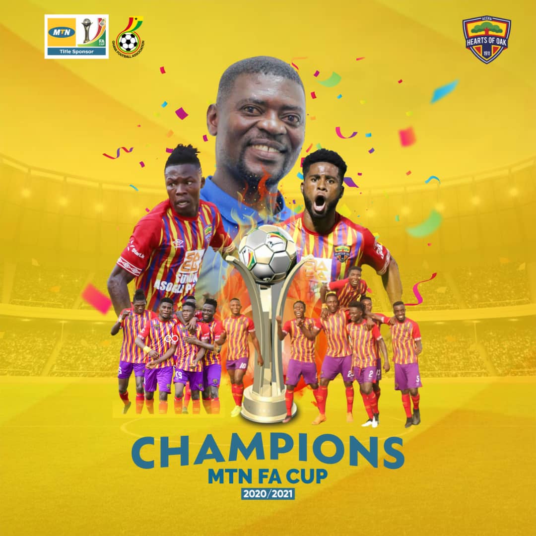 Hearts of Oak win 2020-21 MTN FA Cup